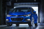 2018 Chevrolet Cruze Premier Sedan in Kinetic Blue Metallic - Static Frontal View